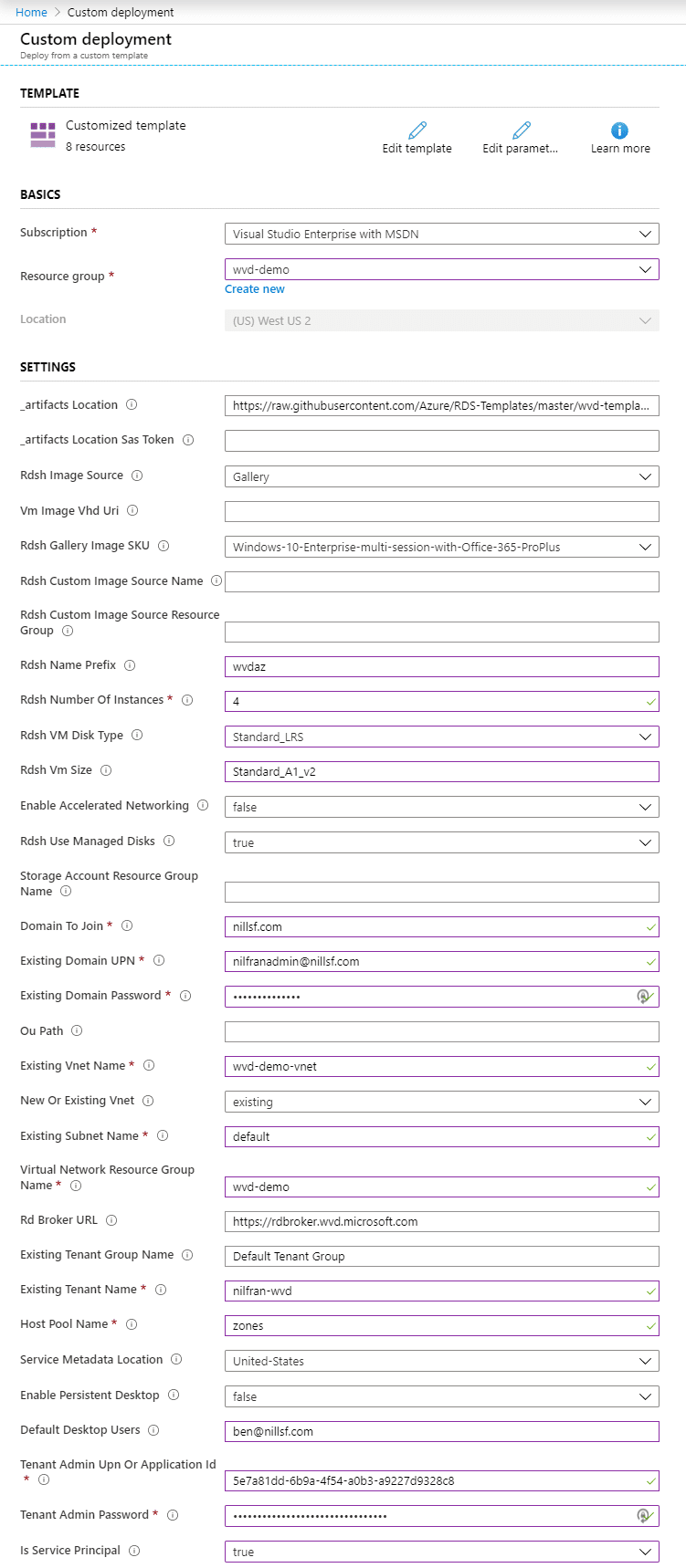 Setting up Windows Virtual Desktop in Availability Zones NillsF blog
