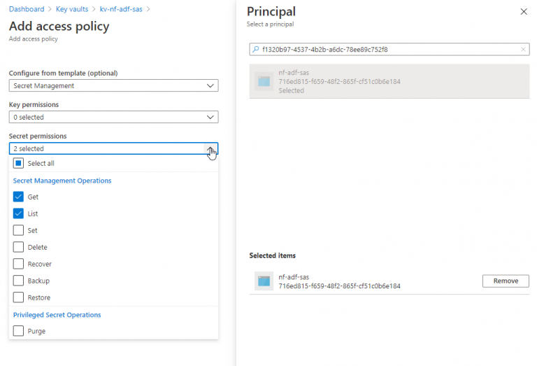 Using Key Vault managed storage accounts and SAS tokens in Azure Data