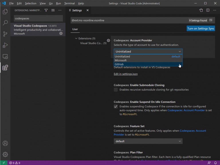 How to connect GitHub Codespaces to a local Visual Studio Code – NillsF ...